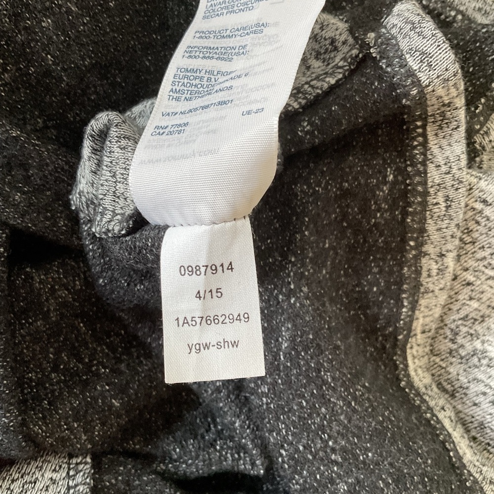 Tommy Hilfiger Athluxe XS Gray Black Heather Dress Cap Sleeves Ties Pockets - Picture 15 of 15